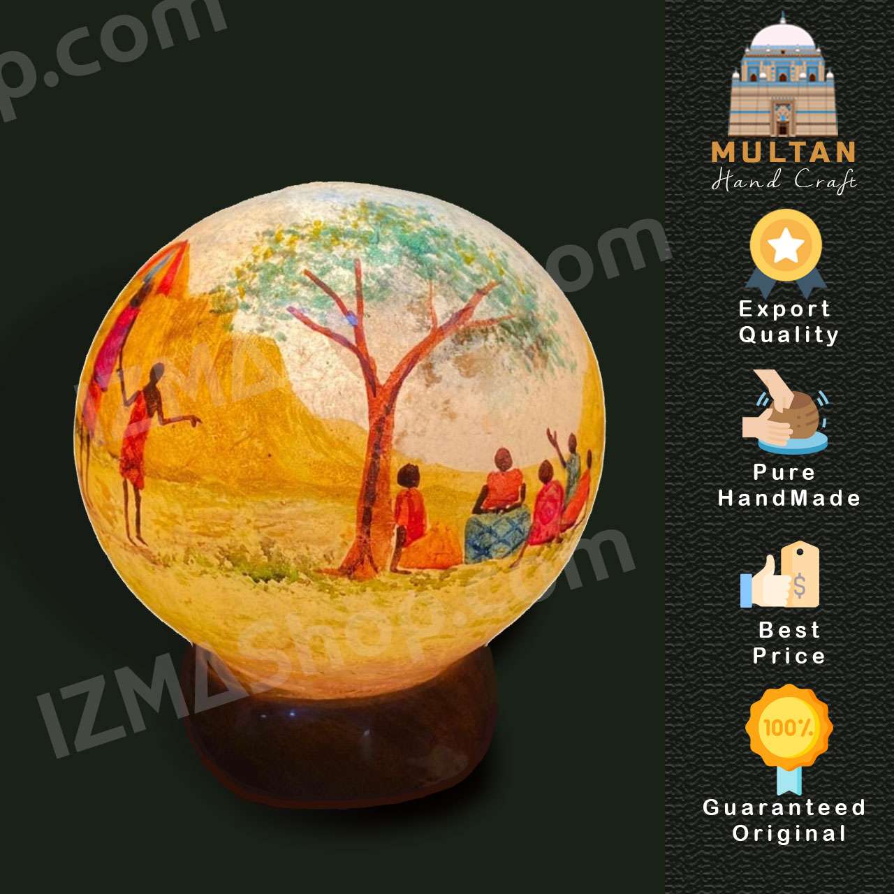 Camel-skin-globe-lamp-IZMAShop59