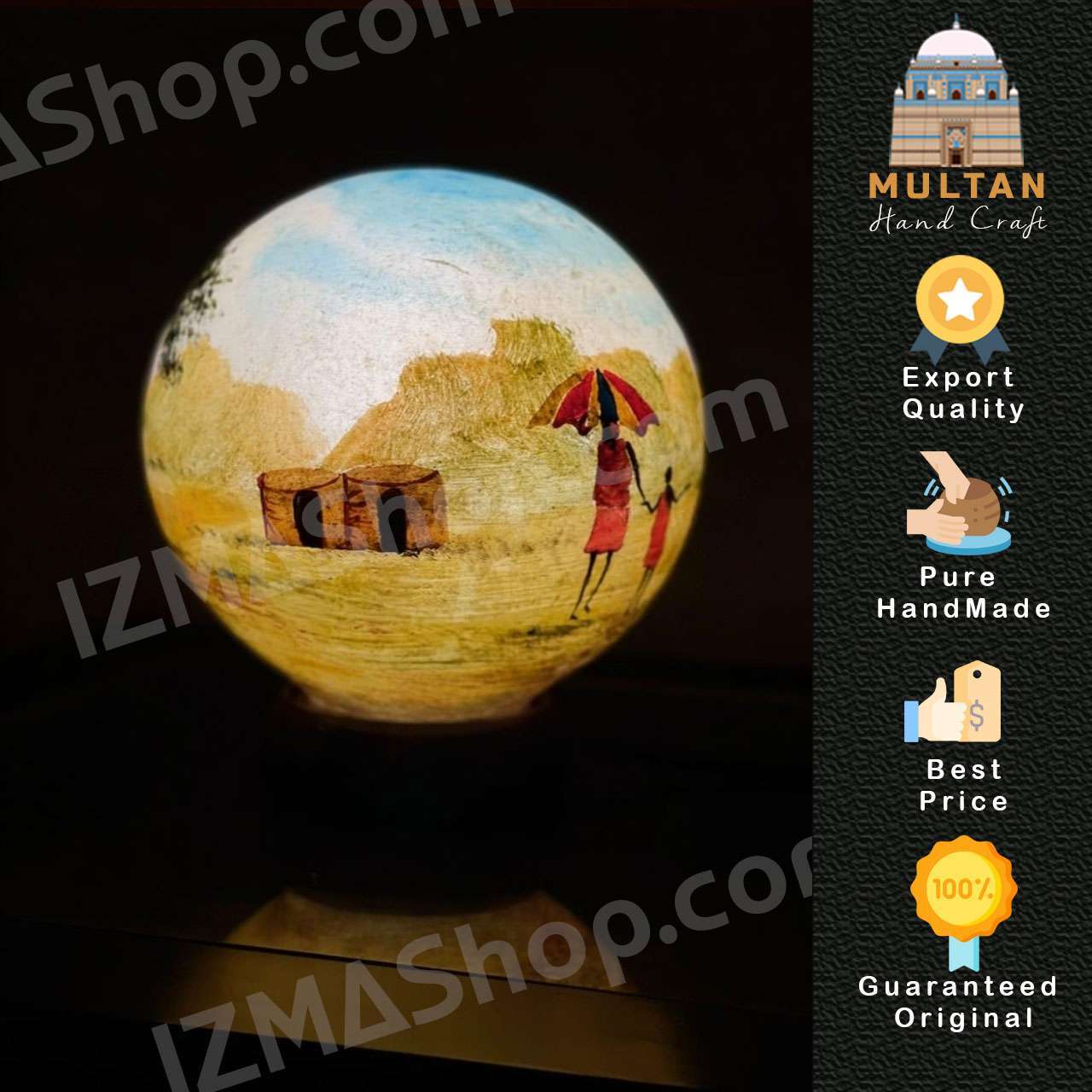 Camel-skin-globe-lamp-IZMAShop67